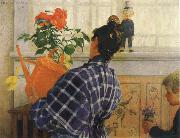 The Artist-s Wife and Children, Carl Larsson